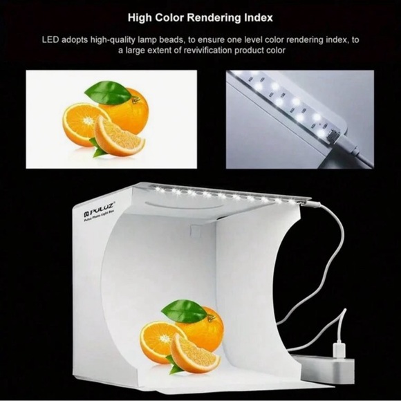 20cm Portable Foldable Led Photo Studio Light Box Mini Photography Equipment - Picture 4 of 5